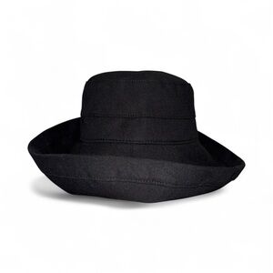 NWOT Cacuss Black Sun Hat - One Size